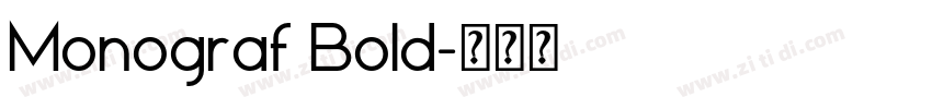 Monograf Bold字体转换 Monograf Bold字体转换